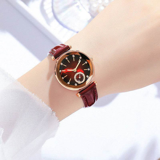 Buy Center Women's Fashion Diamond Belt Watch - Waterproof & Chic Design - Buy Center