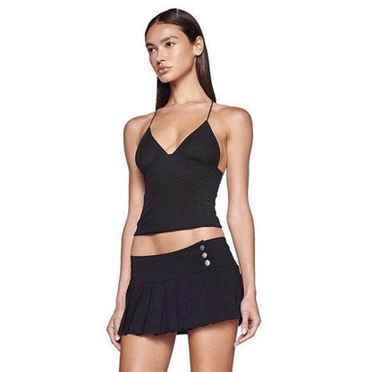 Sexy Butterfly Lace-Up Backless Camisole - Women's Mesh Sling Top S-XL - Buy Center