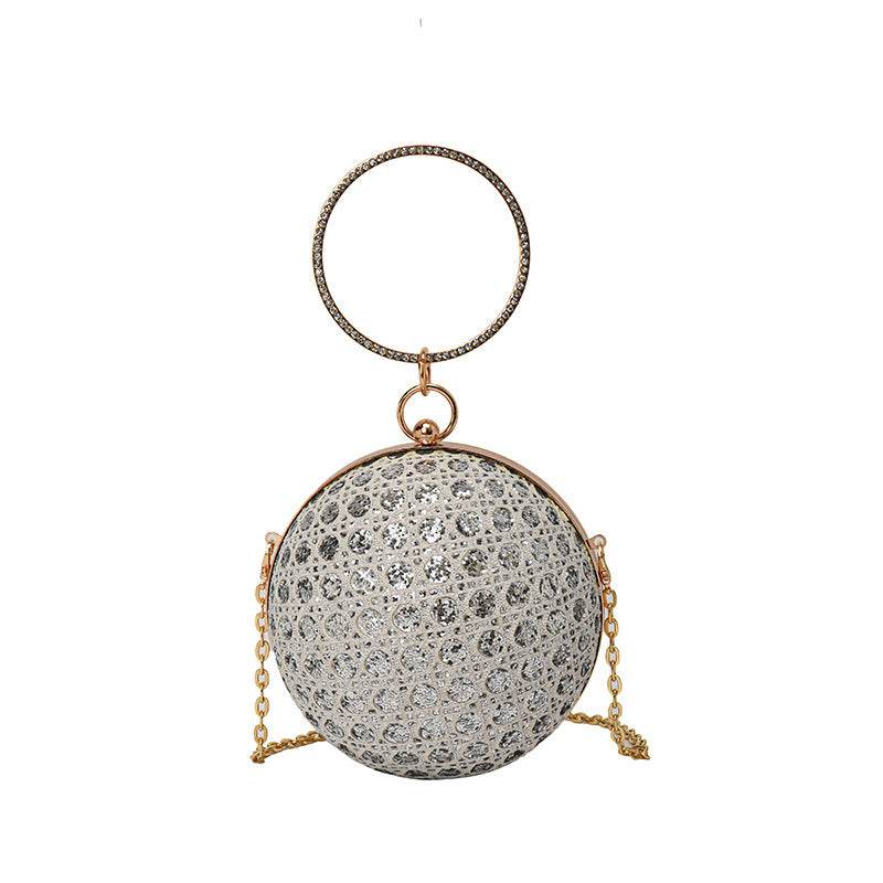 Diamond Retro Shoulder Bag - Stylish Women's Crossbody with Round Design - Buy Center