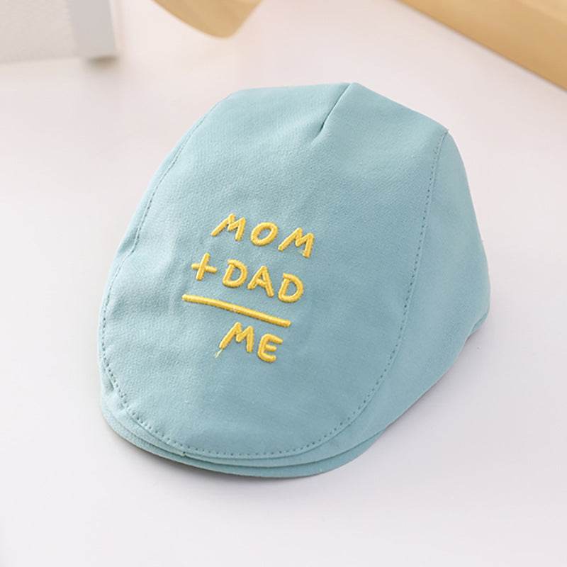 Stylish Kids Baby Sunshade Hat - Embroidered Cotton Beret for UV Protection - Buy Center