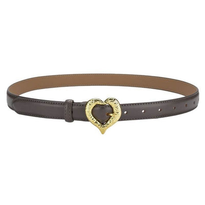 Personalized Love Leather Belt - Stylish Cowhide Accessory for Women - Buy Center