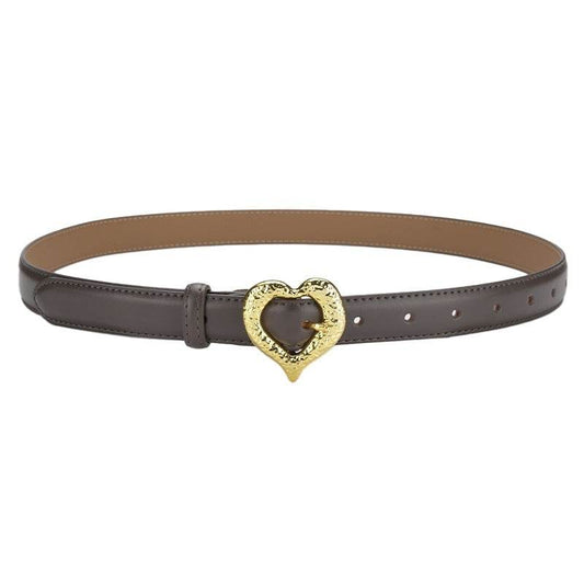Personalized Love Leather Belt - Stylish Cowhide Accessory for Women - Buy Center