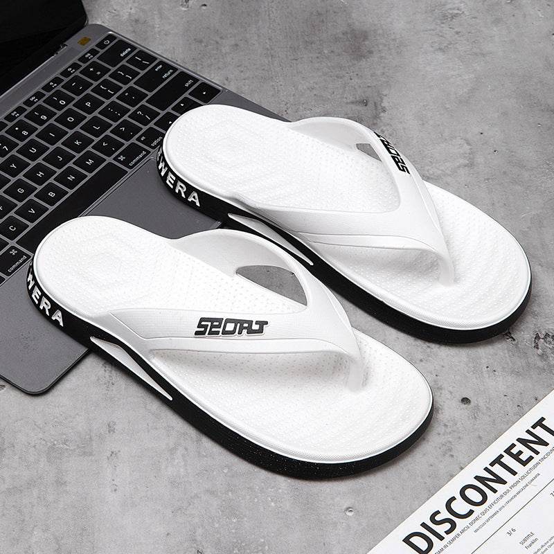 Buycenter Men's Non-slip Flip-Flops - Stylish Open Toe Sandals for Outdoors - Buy Center