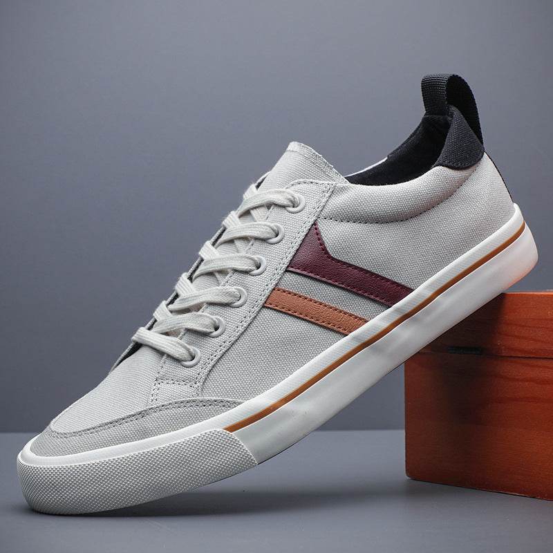 Stylish Men's Canvas Casual Shoes - Flat Heel & All-Day Comfort - Buy Center