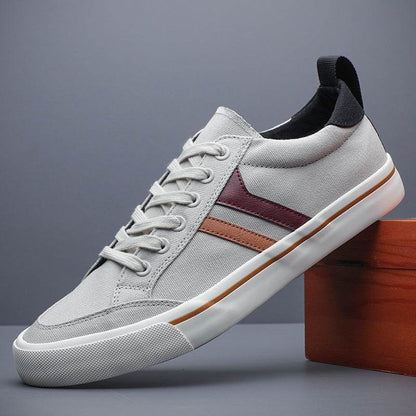 Stylish Men's Canvas Casual Shoes - Flat Heel & All-Day Comfort - Buy Center