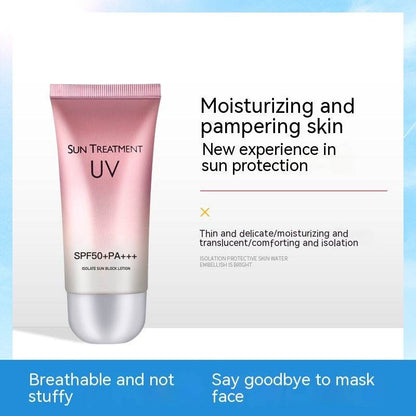 SPF50 Sunscreen & Hydrating Primer - UV Protection for Summer Glow - Buy Center