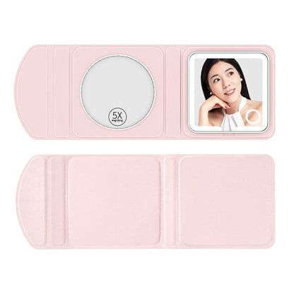 PU Bifold Mirror Powder - Essential Face Skin Care Tool for Glam - Buy Center