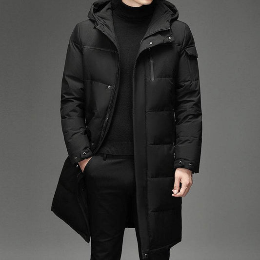 Stylish Down Jacket with Stand-up Collar - Warm & Trendy Winter Outerwear - Buy Center