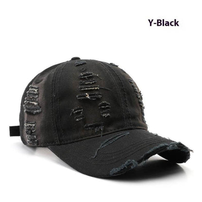 Retro Pure Color Washed Baseball Cap - Stylish UV Protection & Comfort - Buy Center