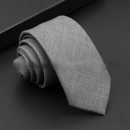 Korean Artificial Woolen Necktie for Men - Casual & Formal Accessory 2025 - Buy Center