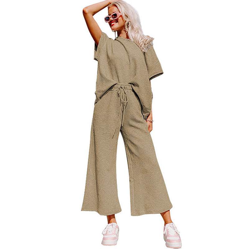 Buycenter Summer Casual Suit for Women - European Style Sportswear - Buy Center