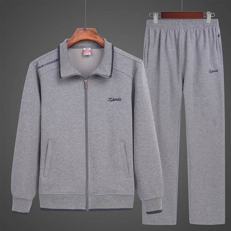 Men's Casual Autumn Sport Suit - Stylish Comfort for Middle-Aged Men - Buy Center