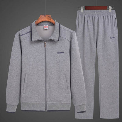 Men's Casual Autumn Sport Suit - Stylish Comfort for Middle-Aged Men - Buy Center