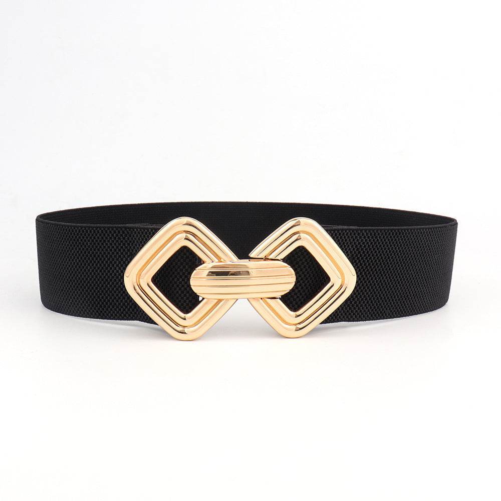 Women's Elastic Waistband Wide Belt - Stylish Premium Cummerbund 2025 - Buy Center