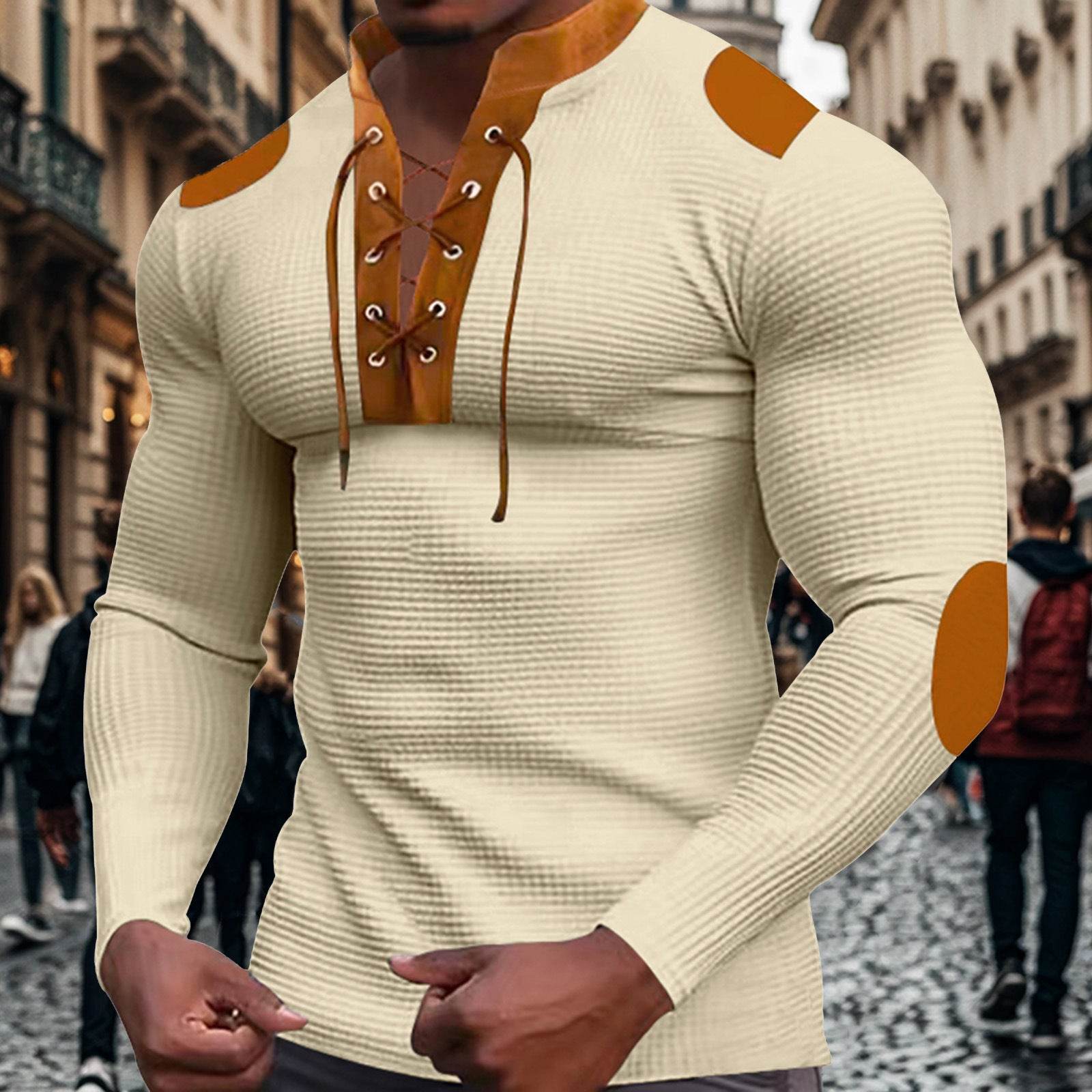 Buycenter Waffle Pullover - Multicolor Long Sleeve Sports Top for All Sizes - Buy Center