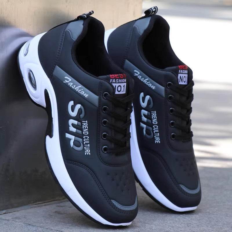 Buy Center Waterproof Leather Casual Shoes - Non-Slip Plus Size for Men - Buy Center