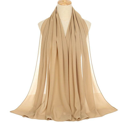 Pearl Chiffon Bubble Scarf - Women's Lightweight Summer Elegance - Buy Center