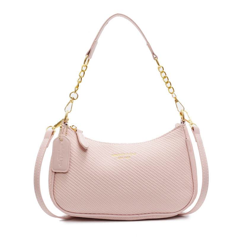 Buycenter Casual Messenger Bag - Stylish Crossbody in Beige, Pink, Black - Buy Center