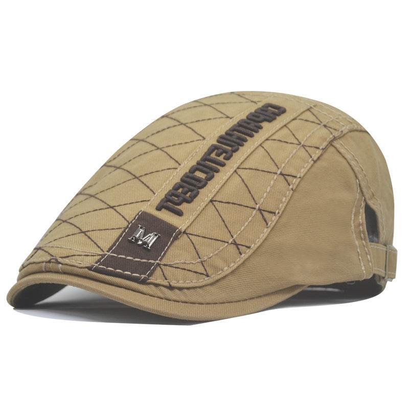 Men's Sun Protection Peaked Cap - Adjustable & Breathable Retro Style - Buy Center