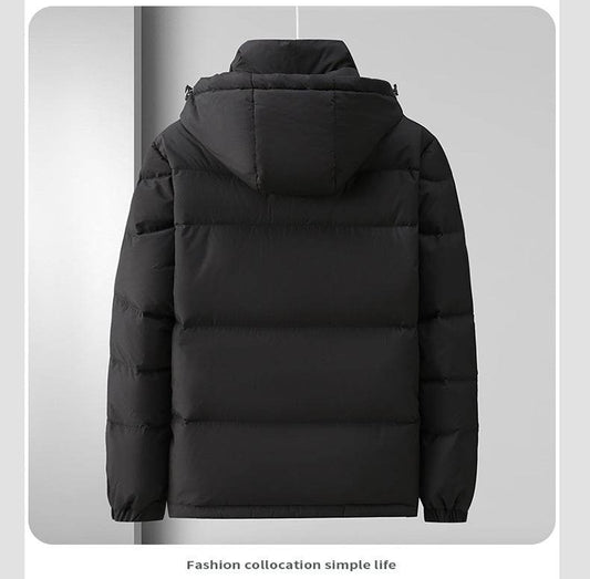 Men's Winter Down Jacket - Cozy Hooded Design for Stylish Warmth - Buy Center