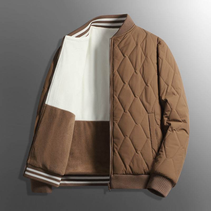High-End Reversible Cotton Parka - Stylish Baseball Collar for 2025 - Buy Center