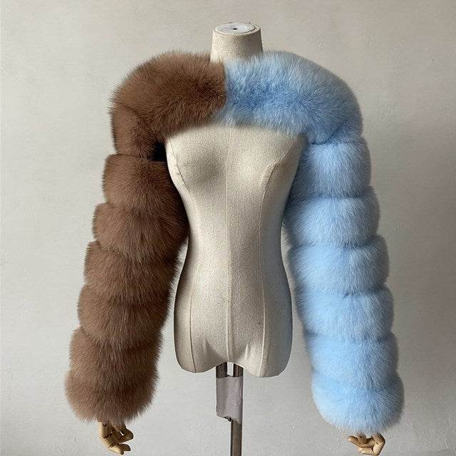 Buycenter Women's Fur Shawl Coat - Elegant Artificial Fur in Various Colors - Buy Center