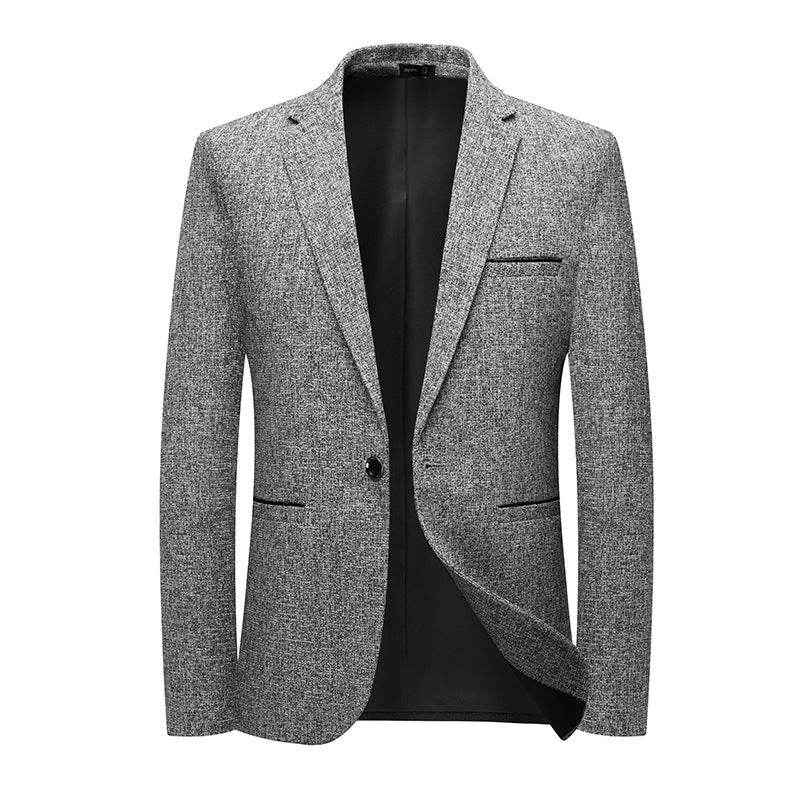 Korean Style Slim Fit Suit Coat for Small Business - Elegant Look
