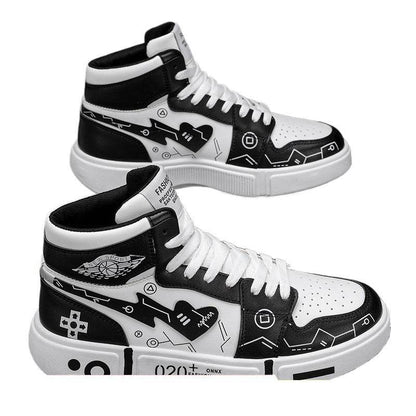 High-Top Summer Basketball Sneakers - Breathable, Stylish Flats for All - Buy Center