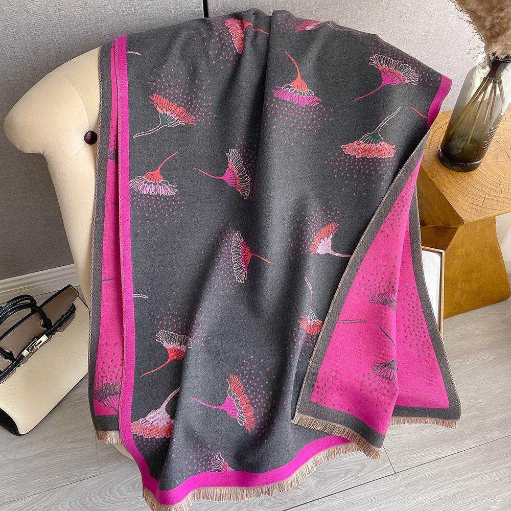Cashmere-Like Thick Warm Tassel Scarf - Cozy Wrap for Every Season - Buy Center