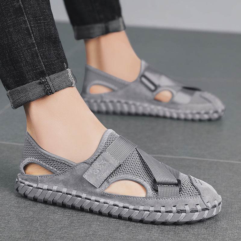 Summer Hollow Men's Breathable Mesh Sandals - Stylish Comfort for Every Occasion - Buy Center