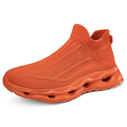 Plus Size Flyknit Sports Shoes - Stylish Breathable Comfort for Everyday Wear - Buy Center