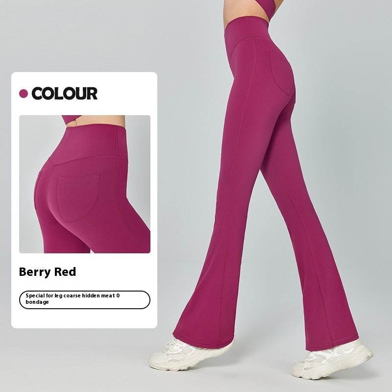 Buycenter High Waist Yoga Trousers - Casual Hip Lift Fitness Pants - Buy Center