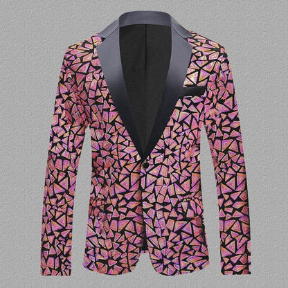 Velvet Men's Slim Fit Sequined Dress - Perfect for Formal Occasions - Buy Center