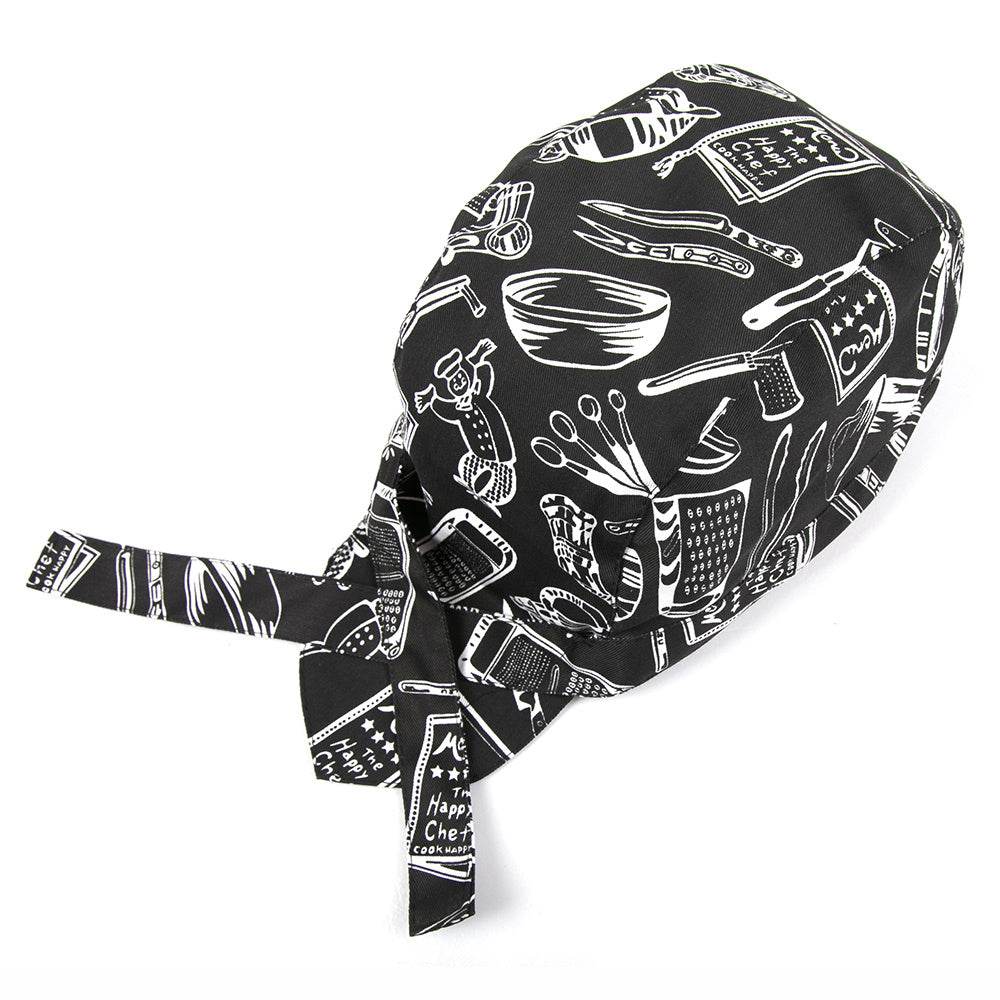 Adjustable Baotou Hat with Scarf - Stylish Kitchen Work Accessory 2025 - Buy Center