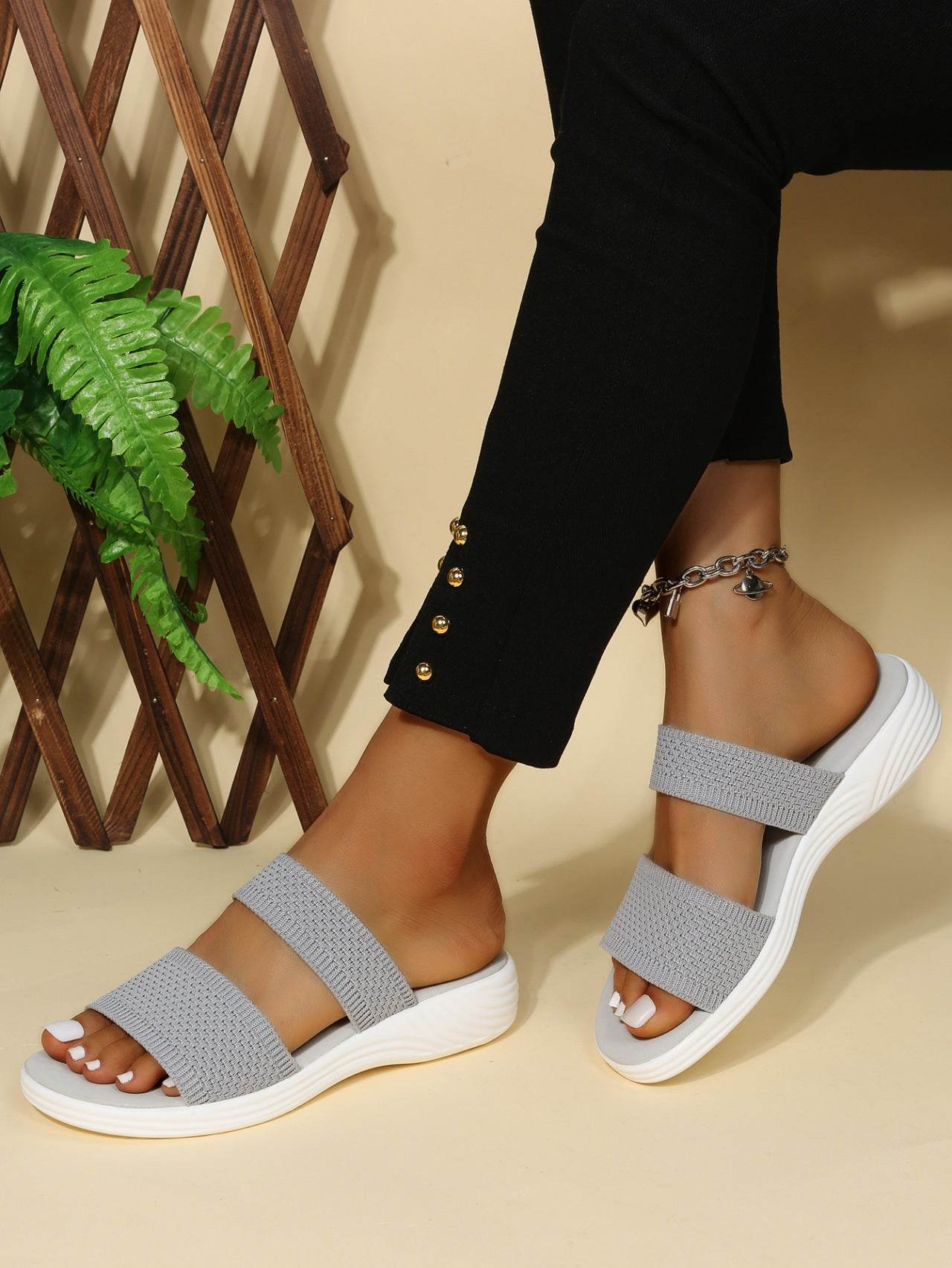 Buycenter Women's Breathable Mesh Sandals - Stylish Outer Slippers - Buy Center