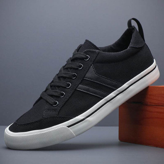 Stylish Men's Canvas Casual Shoes - Flat Heel & All-Day Comfort - Buy Center