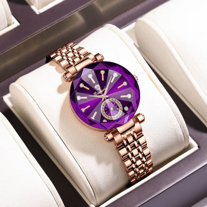 Niche Women's Waterproof Quartz Watch - Stylish Rose Gold Design 2025 - Buy Center