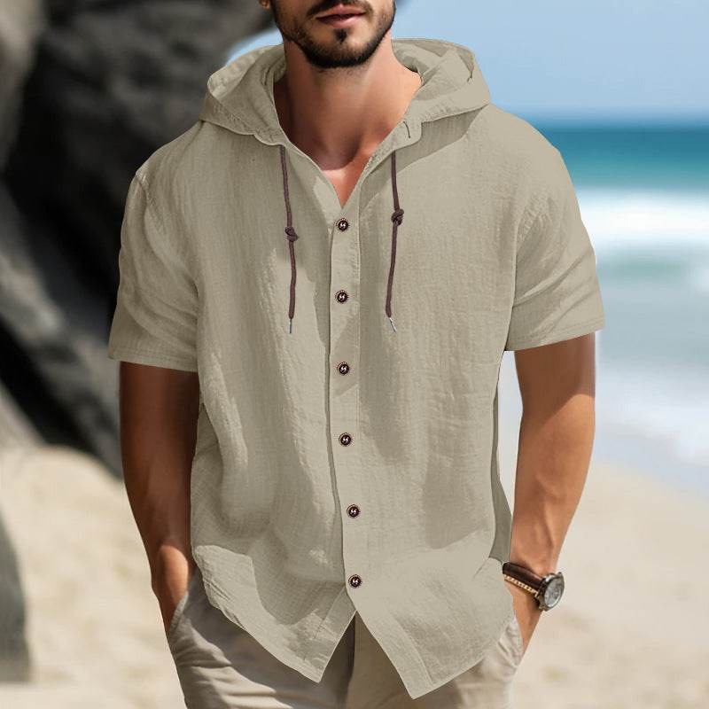 Men's Casual Short-Sleeved Shirt - Lightweight, Stylish Fashion 2025 - Buy Center
