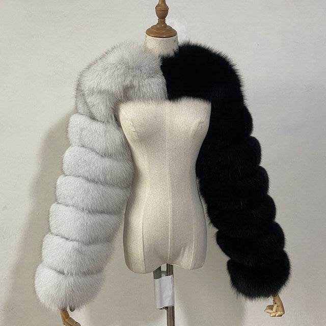 Buycenter Women's Fur Shawl Coat - Elegant Artificial Fur in Various Colors - Buy Center