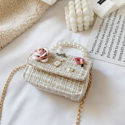 Girl's Pearl Handbag - Waterproof, Anti-Theft, Trendy Korean Design - Buy Center
