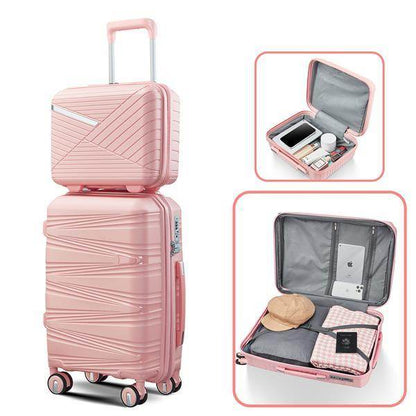 Lightweight 4-Piece Suitcase Set - Expandable Luggage with TSA Lock - Buy Center