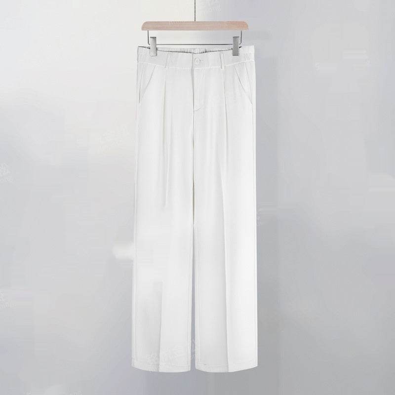 Summer Straight Leg Pants - Comfortable Bamboo Fiber, Stylish Fit - Buy Center