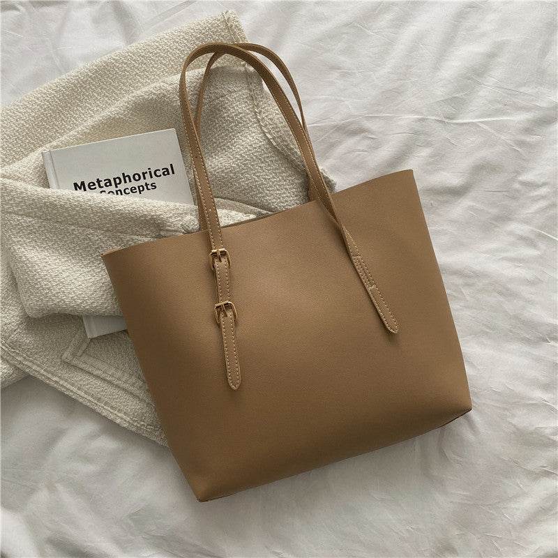 Vintage One-Shoulder Commuter Bag - Trendy Tote for Autumn & Winter - Buy Center