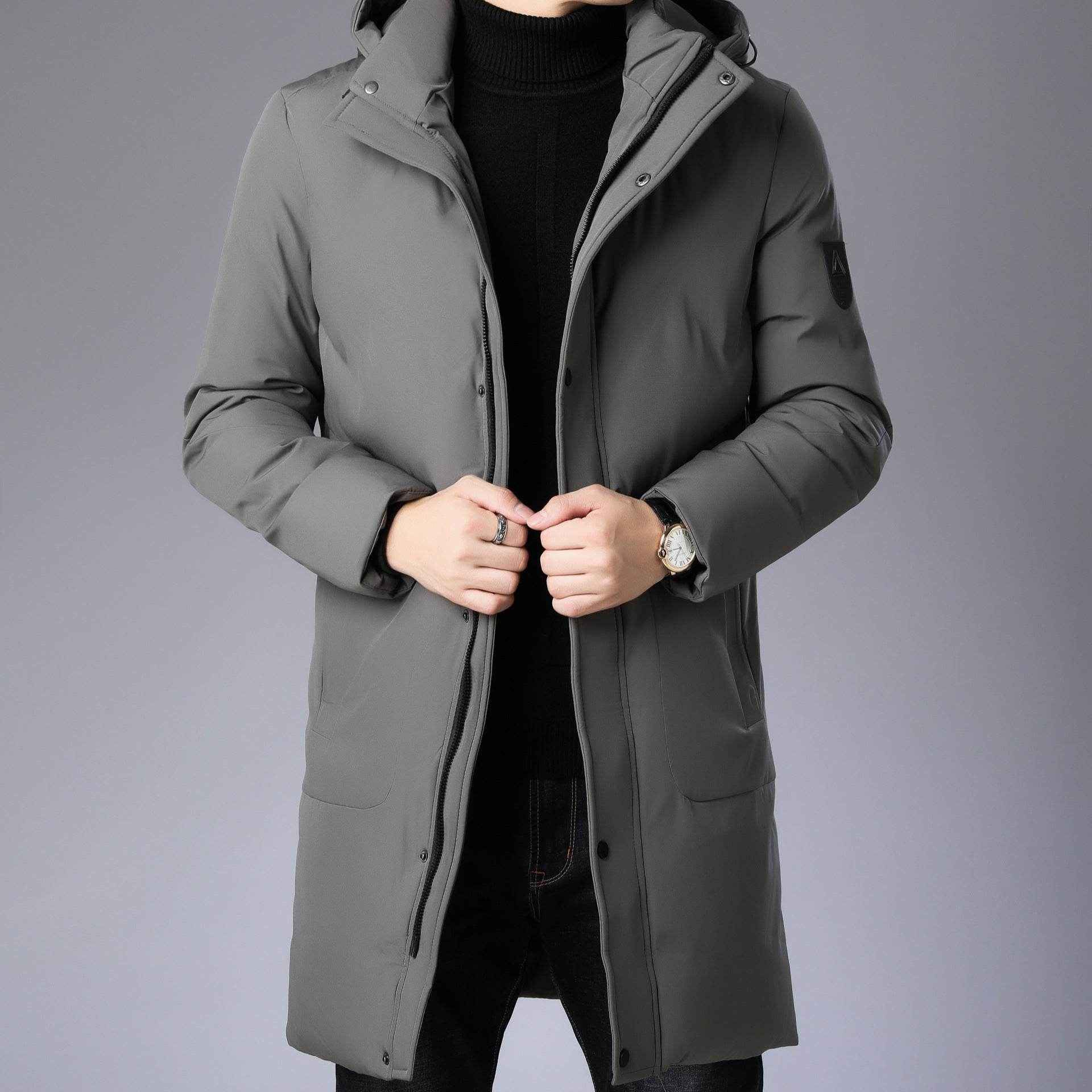 Versatile Hooded Coat for Men - Stylish, Baggy Fit, Durable Design