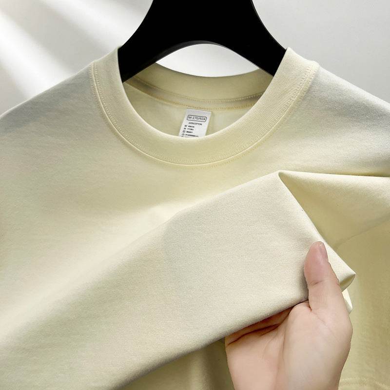 230g Cotton Short-Sleeved T-Shirt for Men - Stylish Casual Wear 2025 - Buy Center