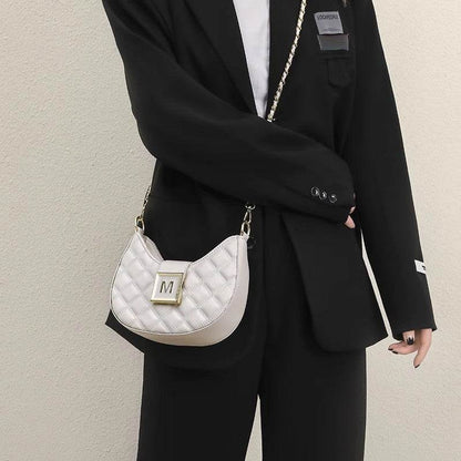 High-End Rhombus Single Shoulder Bag - Stylish Crossbody for Everyday Use - Buy Center