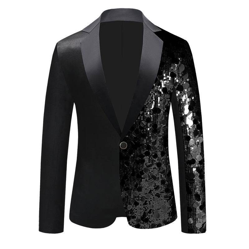 Men's Sequined Suit Jacket - Premium Stylish Dance Wear for Special Events - Buy Center