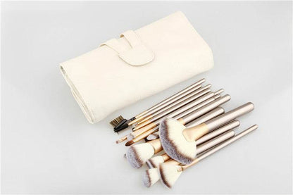 Spot Detonating 121824 Makeup Brush Set - 24 Premium Champagne Brushes - Buy Center