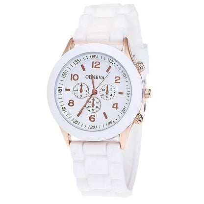 Buy Center Women's Imitation Leather Watch Set - Elegant Jewelry Bundle - Buy Center