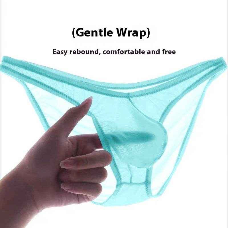 Ultra-Thin Ice Silk Briefs for Men - U-Pouch Design, Breathable Comfort